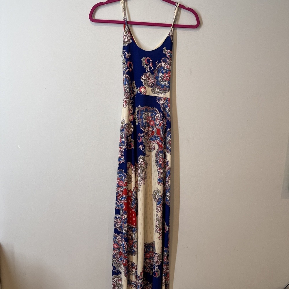 Boho Chic, Vintage Inspired, XS Summer Dress, Open Back, Effortless